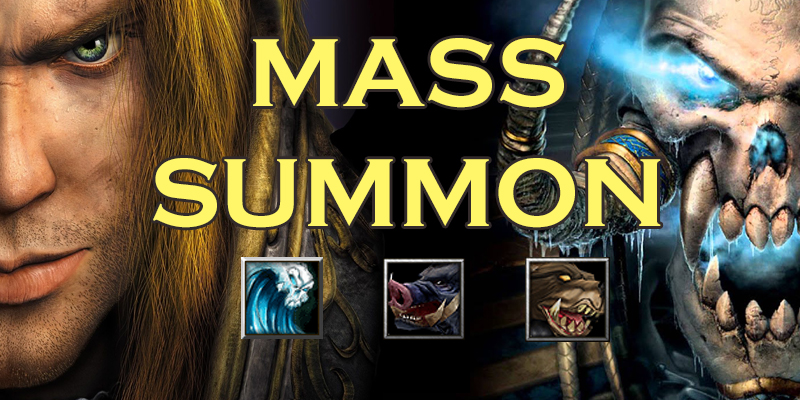 Pensando fora da caixa em Warcraft 3 – Mass Summon! (HU vs. UD)