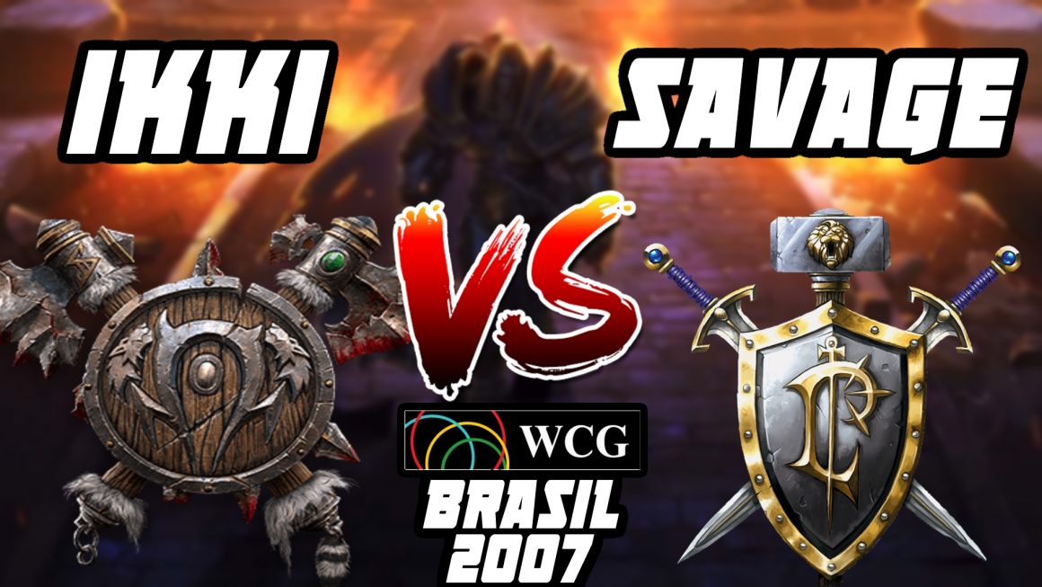 Warcraft 3 Replay: Ikki vs. Savage na WCG Brasil 2007